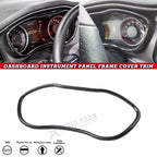 Carbon Fiber Dashboard Instrument Frame Cover for Dodge Challenger (2015–2025)