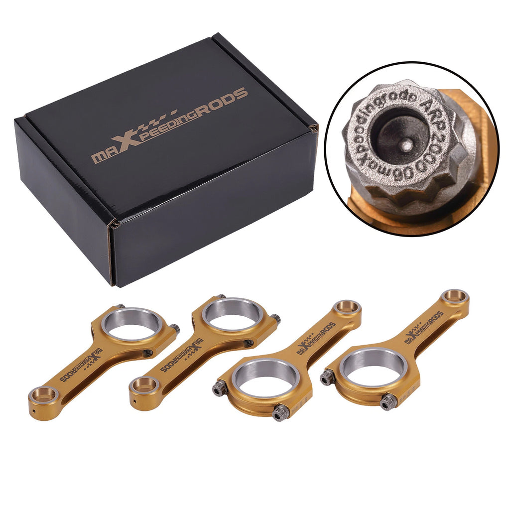 Set of 4 Connecting Rods for Mazda 323 Miata MX5 (B6 1.6 BP)
