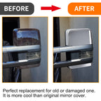 Chrome Tow Mirror Cap Cover for Chevy Silverado GMC Sierra (2014–2019)
