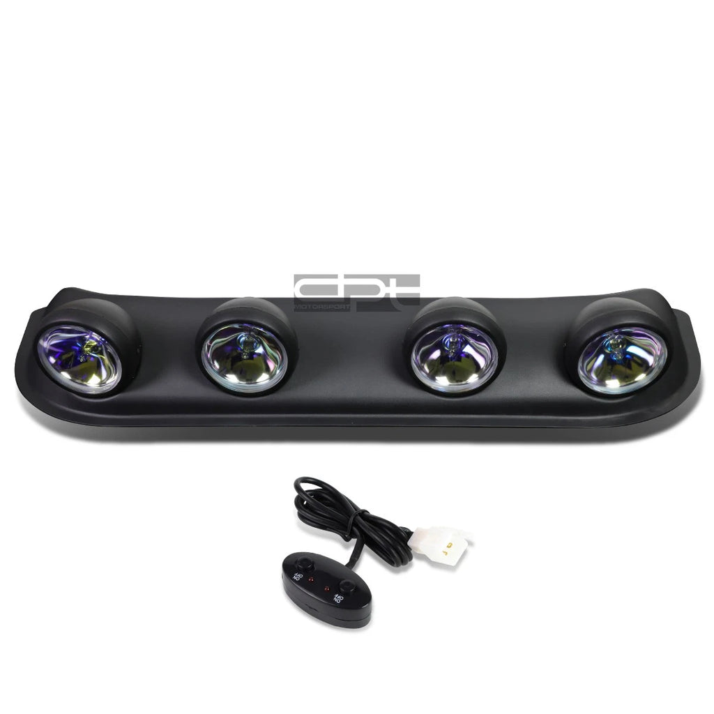 4X Off-Road Round Fog Lights with Switch for Universal Fit (LED)