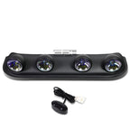 4X Off-Road Round Fog Lights with Switch for Universal Fit (LED)