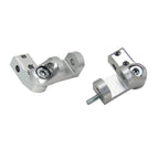 Silver Aluminum CNC Motorcycle Foot Pegs