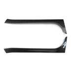Carbon Rear Window Side Spoiler Canard Splitter Trim for VW Golf 6 (2009–2013)