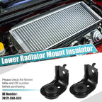 2X Upper Radiator Bracket with Cushion for Honda Civic (2006–2011)