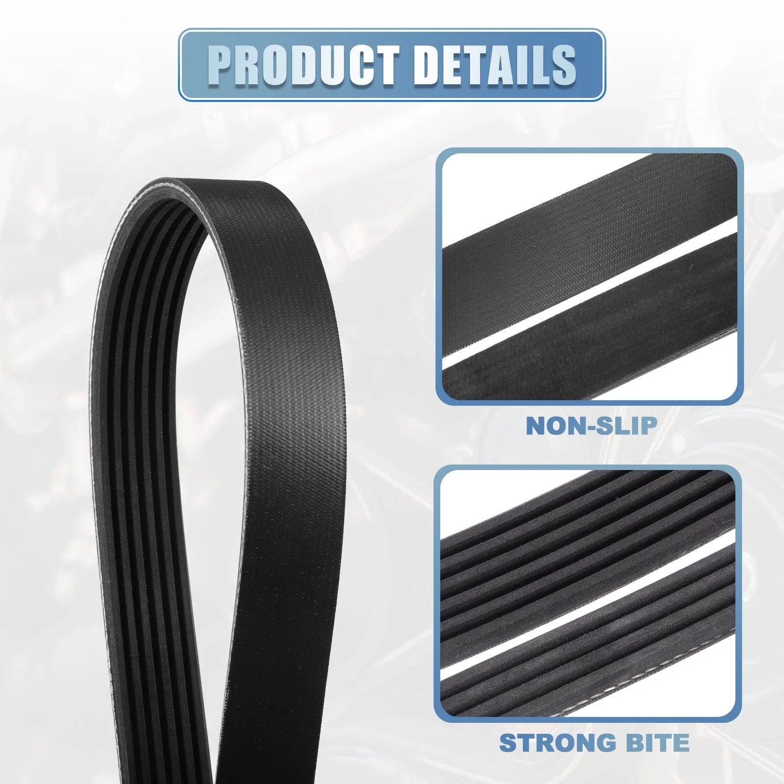 Set of 1 Serpentine Belt for Honda Civic (2001–2005) No. 56992PLM003/56992PLM505