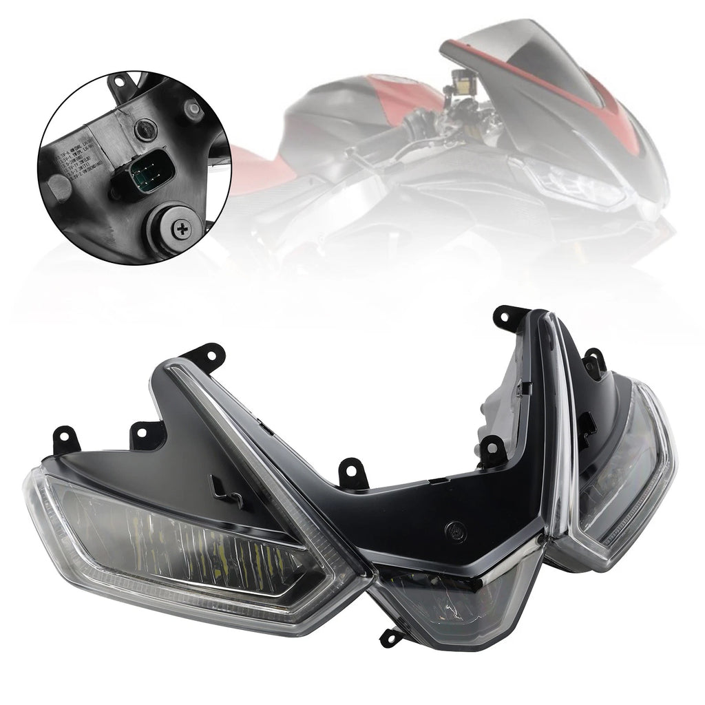 Headlamp Guard Protector for Aprilia RS660 (2020–2024) RSV4, LED, Clear
