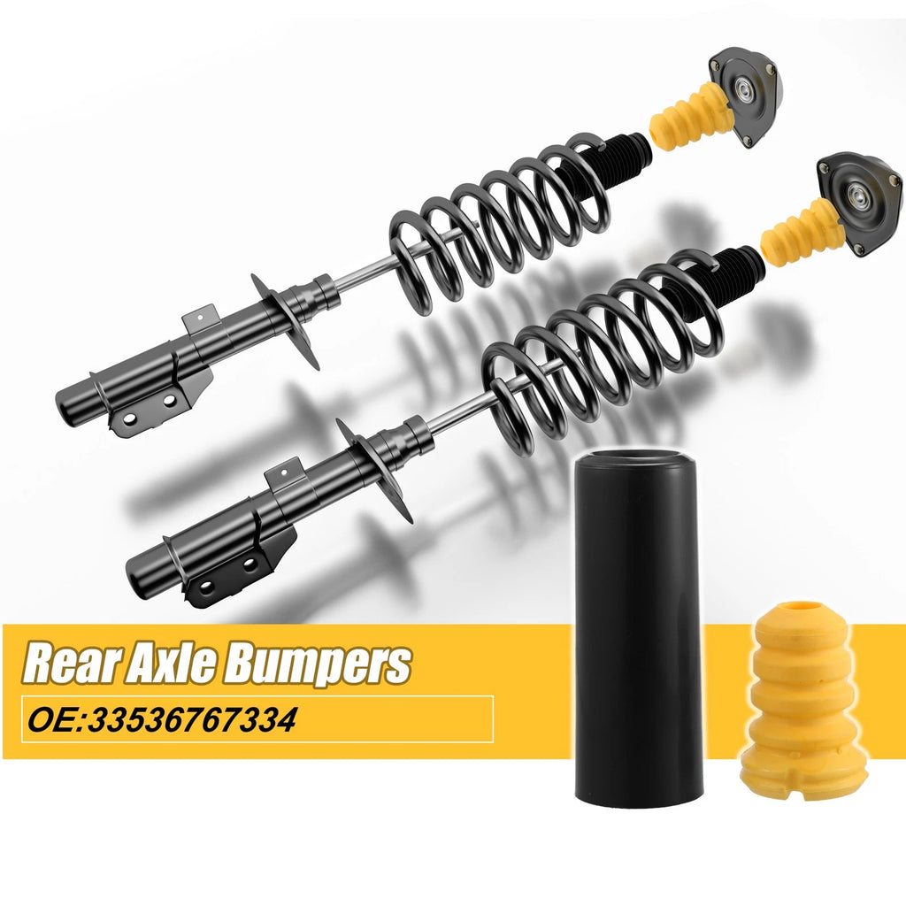 Set of 2 Rear Jounce Bumpers for BMW 128i 135i (2008–2013) 33536767334