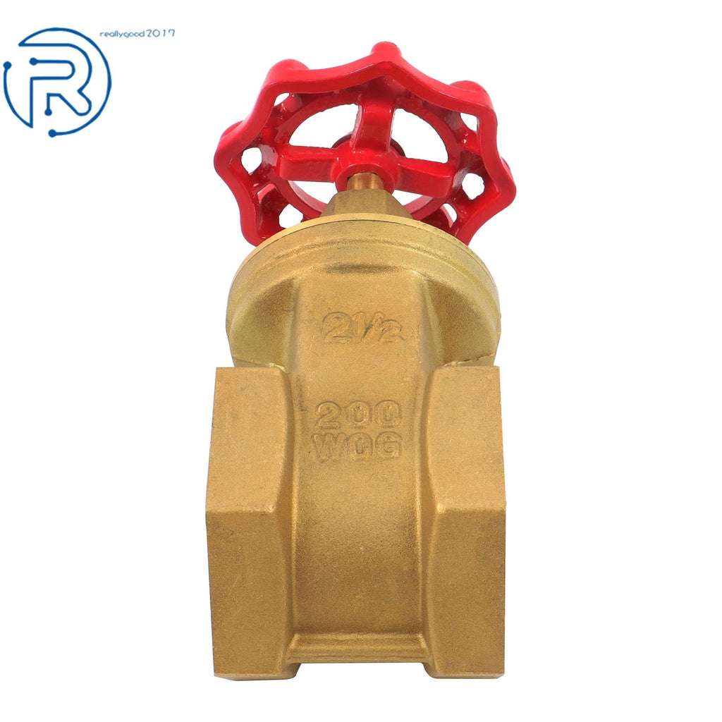 Brass Gate Valve DN65 NPT Female Thread for Water Gas Fuel Flow Control (2-1/2")