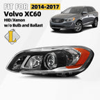 HID/Xenon Headlight for Volvo XC60 (2014–2017) Left Driver