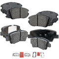Set of 4 Ceramic Brake Pads for Hyundai Sonata (2008–2009)