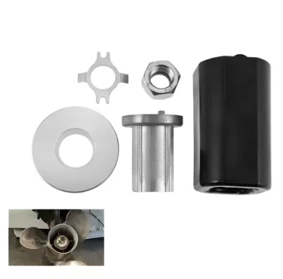 Motor Hub Repair Kit for Boat Propeller (Locking Tab Washer Included)