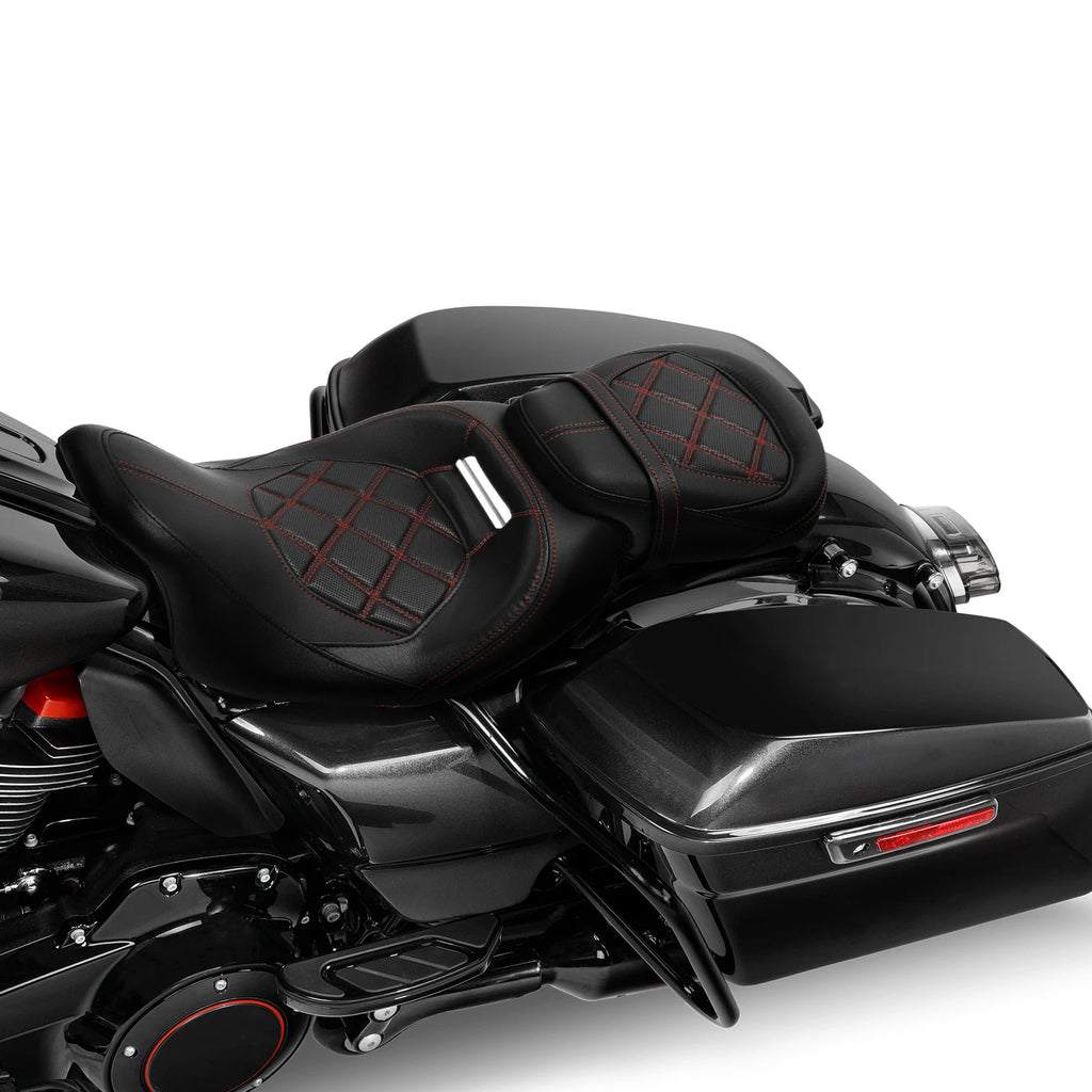 2X Low-Profile Cushions for Harley Touring (2009–2023)