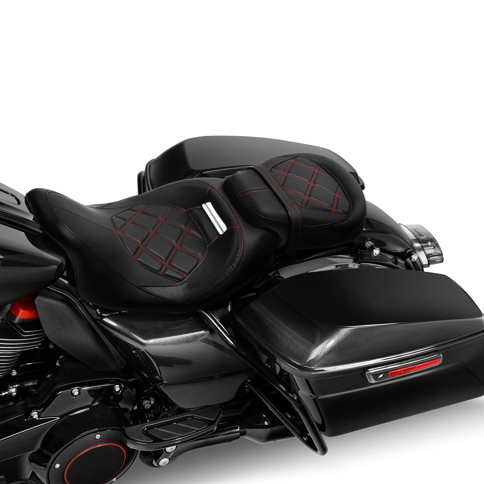 2X Low-Profile Cushions for Harley Touring (2009–2023)