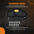Transmission Oil Pan for Porsche 718 Cayman Boxster 2.0L 2.5L (2017–2018)