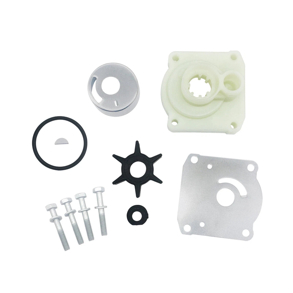 Water Pump Impeller Repair Kit for Yamaha 25hp Outboards (61N-W0078-11-00)