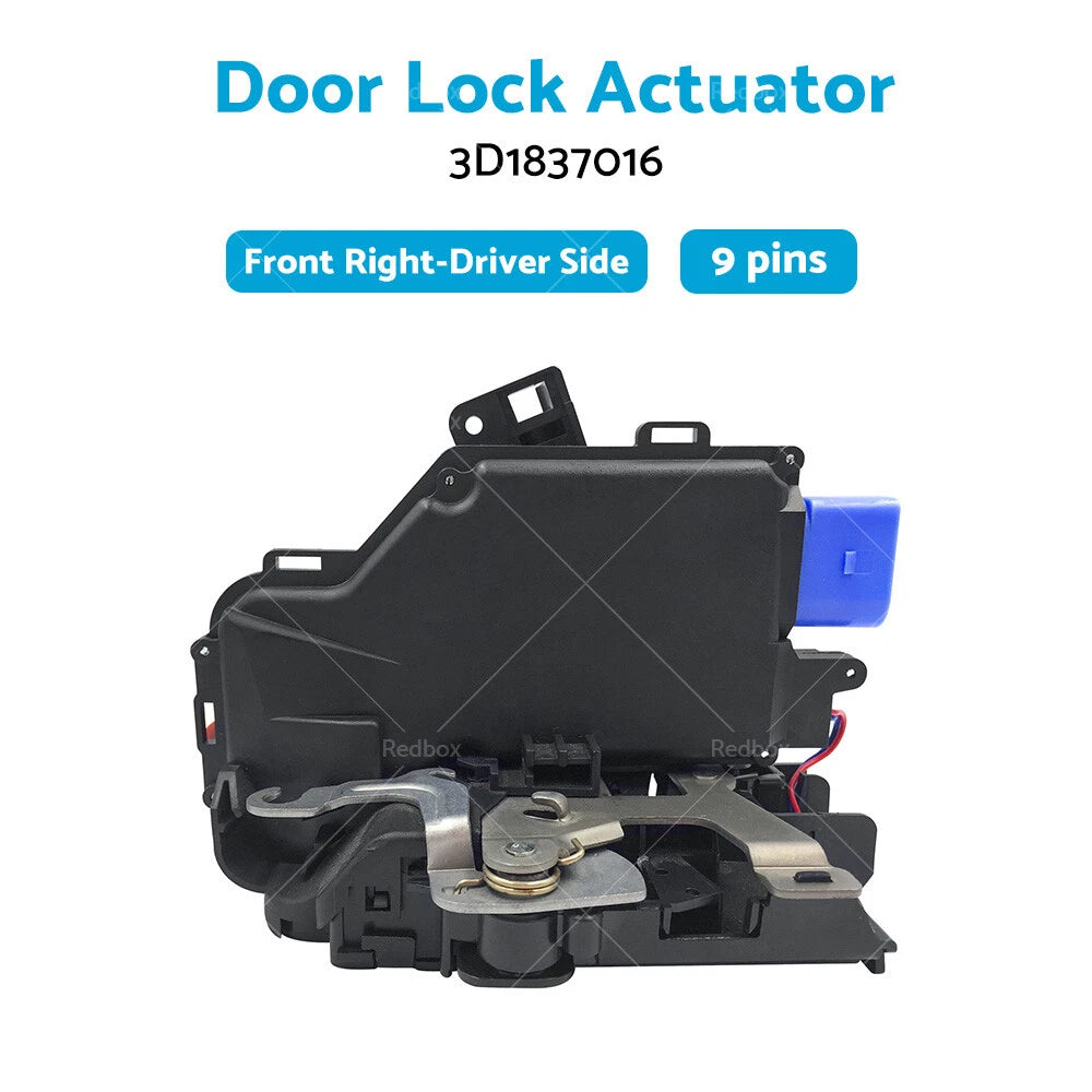 3D1837016 Front Right Door Lock Actuator for VW Golf MK5, Jetta, Touareg (2004–2009)