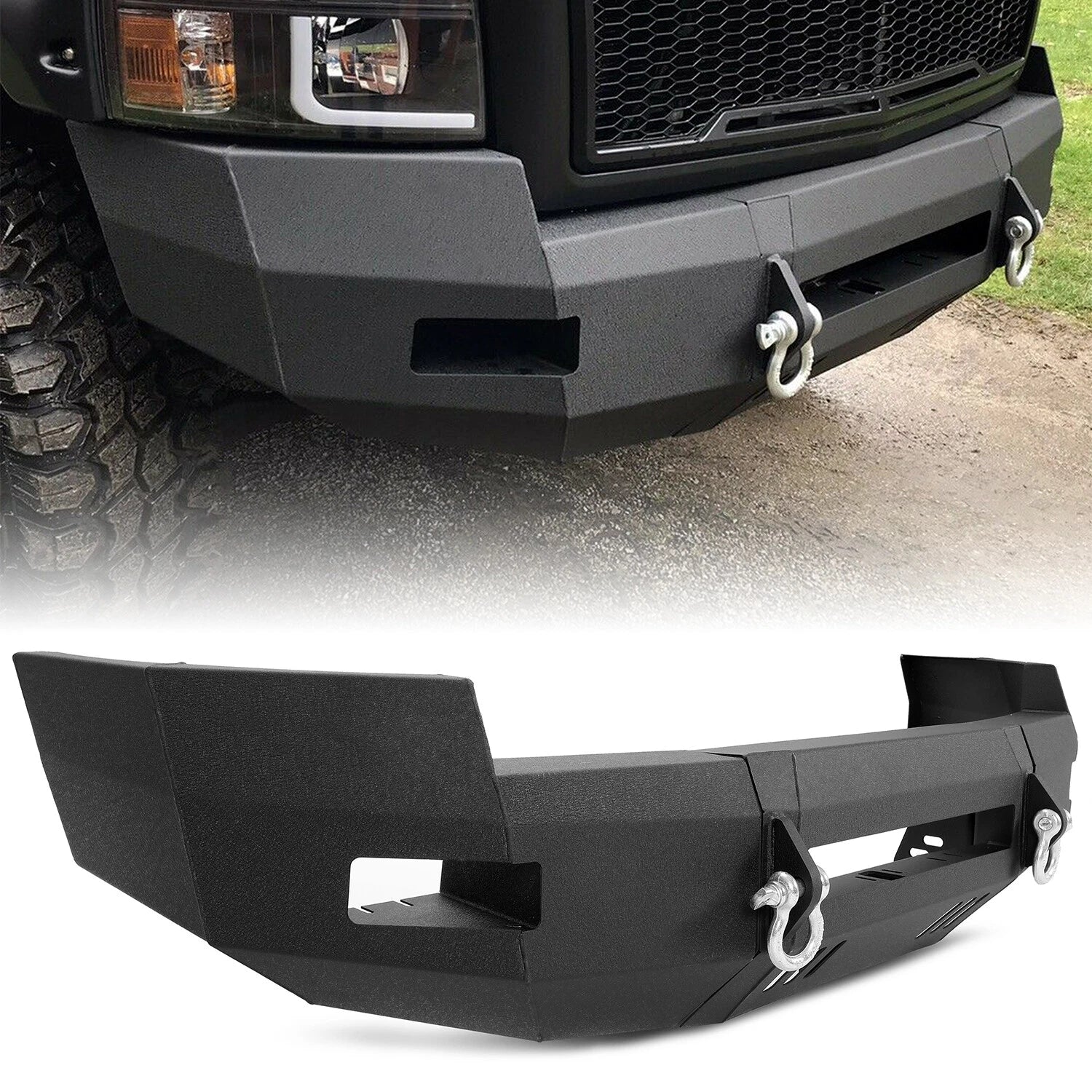 Steel Armor Front Bumper for Chevrolet Silverado 2500 3500 HD (2007–2010)