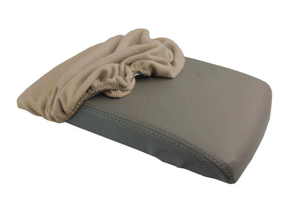 Fleece Console Lid Armrest Cover for Infiniti Q45 (1997–2001) Beige