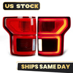 Pair LED Tail Lights for Ford F-150 (2018–2020) w/Blind Spot, Left+Right