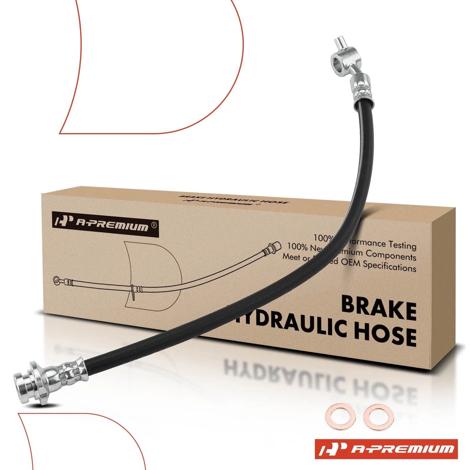 Front Left Brake Hydraulic Hose for Nissan Frontier (1998–2001)