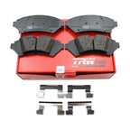 Set of 4 TRW Pro Front Ceramic Brake Pads for Buick Chevy Pontiac Cadillac Oldsmobile