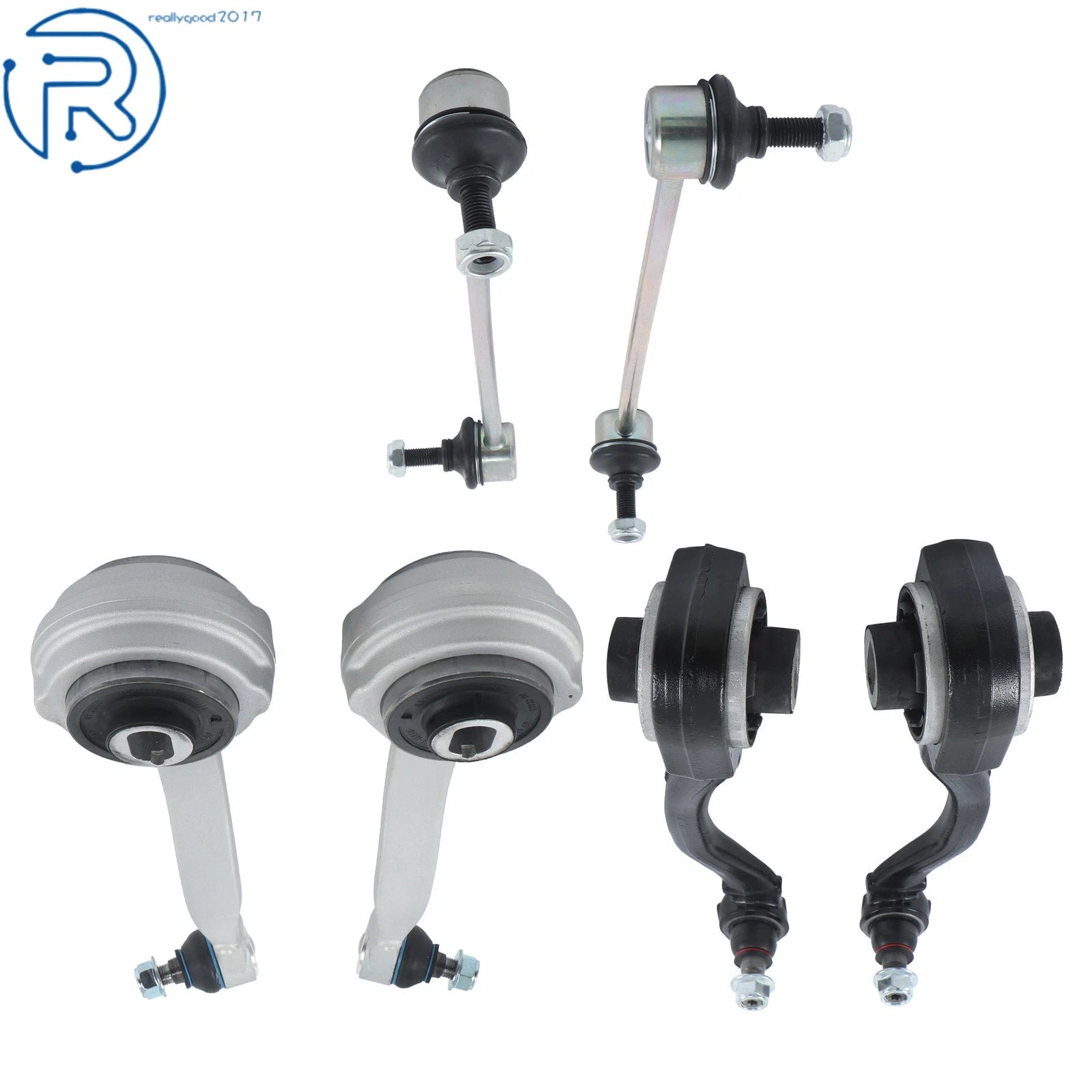 6X Front Lower Control Arm w/Ball Joint for Mercedes-Benz C230 (2003–2010)