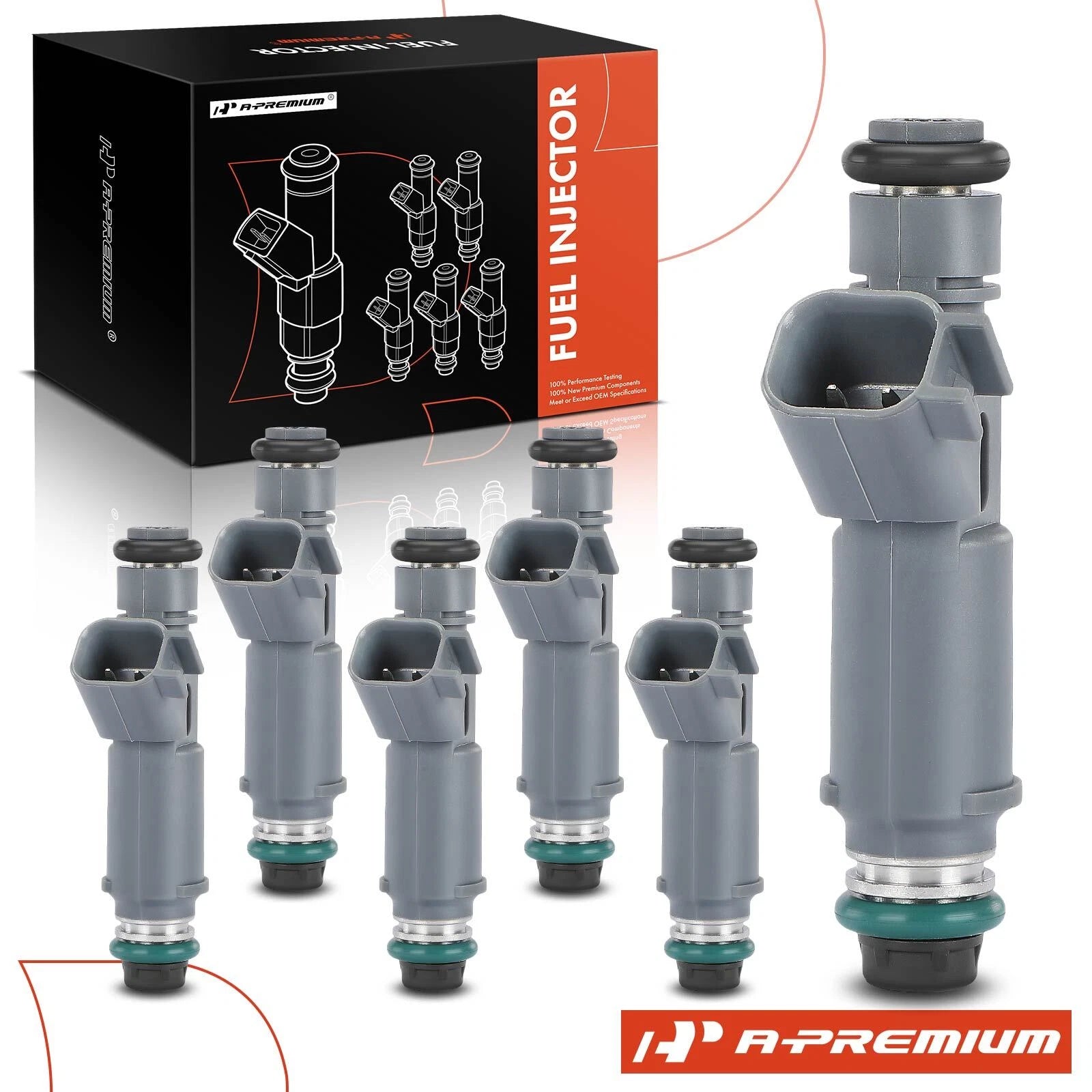 6x Fuel Injector for Ford Taurus Mercury Sable (2002–2003) V6 3.0L