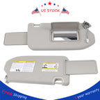 Tan Sun Visor Pair with Lamp for Nissan Pathfinder (2013–2018)