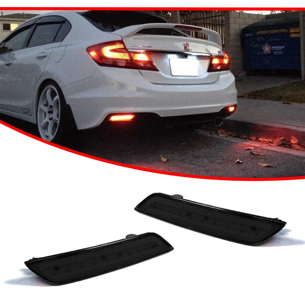 LED Tail Brake Reflectors for Honda Civic Sedan (2013–2015)