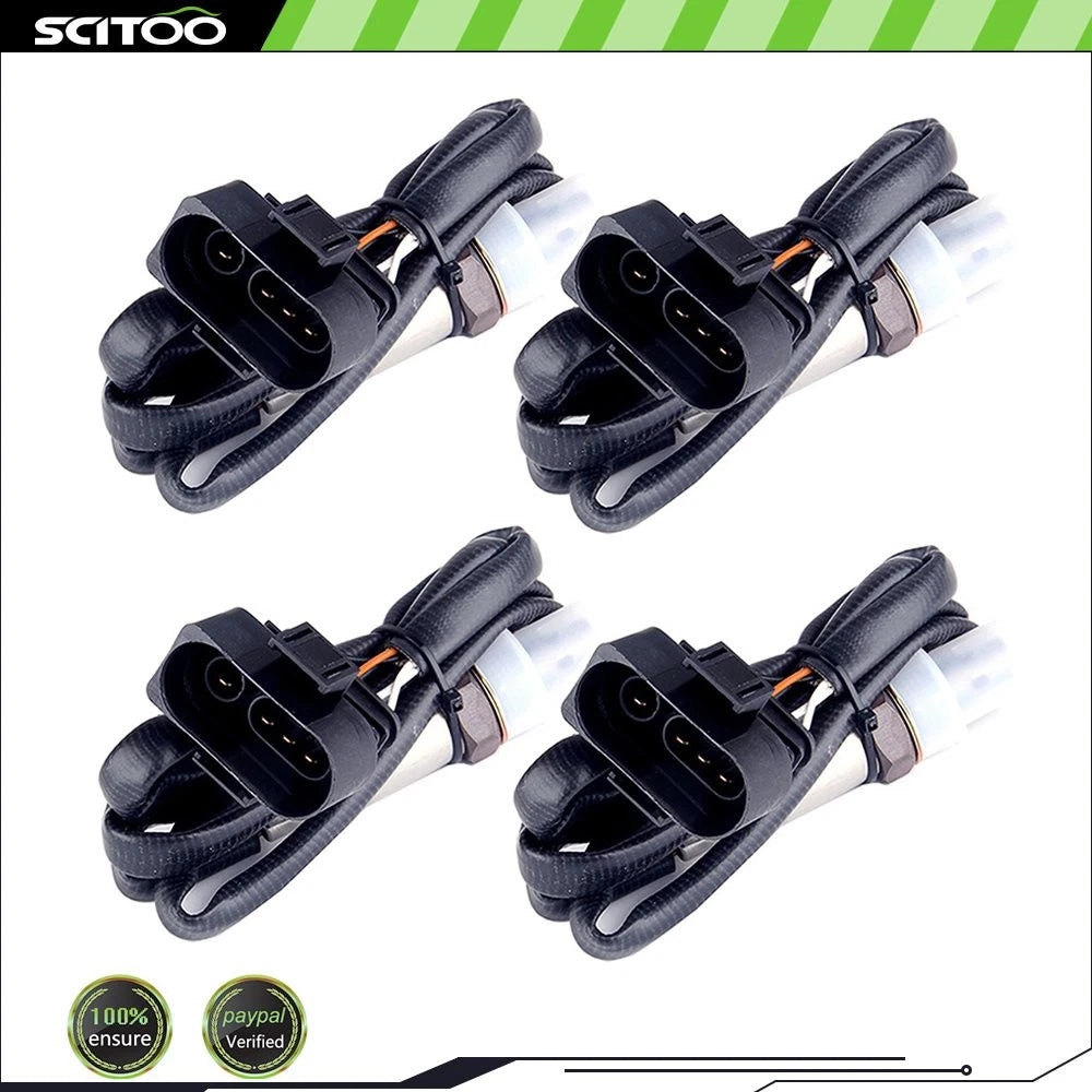 Set of 4 Oxygen Sensors O2 for Volkswagen Passat 2.8L (2000–2005)
