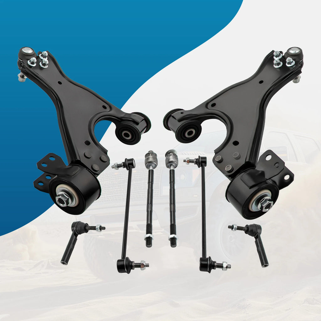 Set of 8 Front Lower Control Arms with Ball Joints for Buick Enclave (2008–2015)
