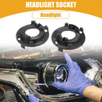 1 Pair LED Headlight Holder Socket for Hyundai 