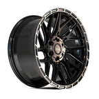 20 Inch Black Wheel with Brushed Face for Cadillac Escalade (1999–2024)