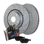 Front Brake Kit 328mm Drill Rotor Bosch Ceramic Pad for NX300h (2015–2023)