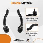Set of 6 Front Inner Outer Tie Rod Boots for Acura MDX, Honda Pilot (2001-2008)
