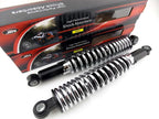 340mm Rear Shock Absorbers  JBS Black/Chrome for Norton N15 (1967-1968)