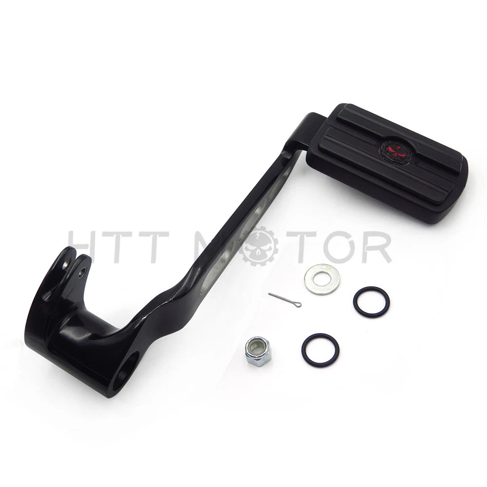 Black Brake Arm Footpeg for Harley Road King Street Glide (2014–2018)