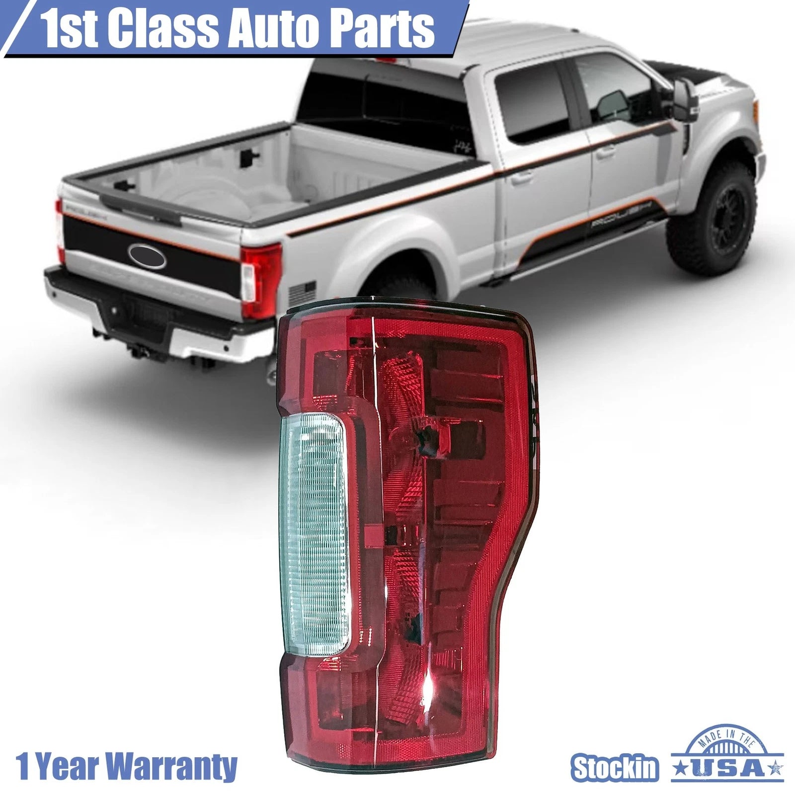 Right Side Tail Light for Ford F250 SuperDuty (2017–2019)