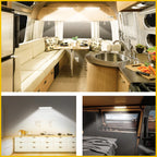 2X LED Ceiling Dome Lights for RV Trailer Camper (12V)