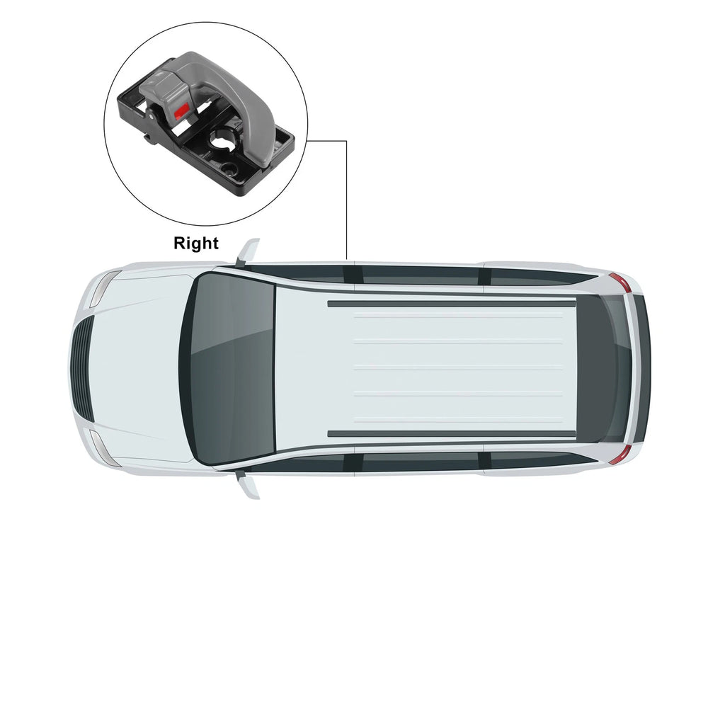 Right Interior Door Handle for Hyundai Tucson (2005–2009) No. 82620-2E000-LM