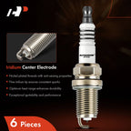 6x Iridium Platinum Spark Plugs for Suzuki Grand Vitara (2000–2005)