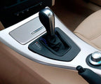 Leather Shift Boot Cover for BMW E90 (2005–2013) - Blue Stitch