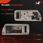 2X Front Beige & Black Interior Door Handle for Ford Mustang (2010-2014)