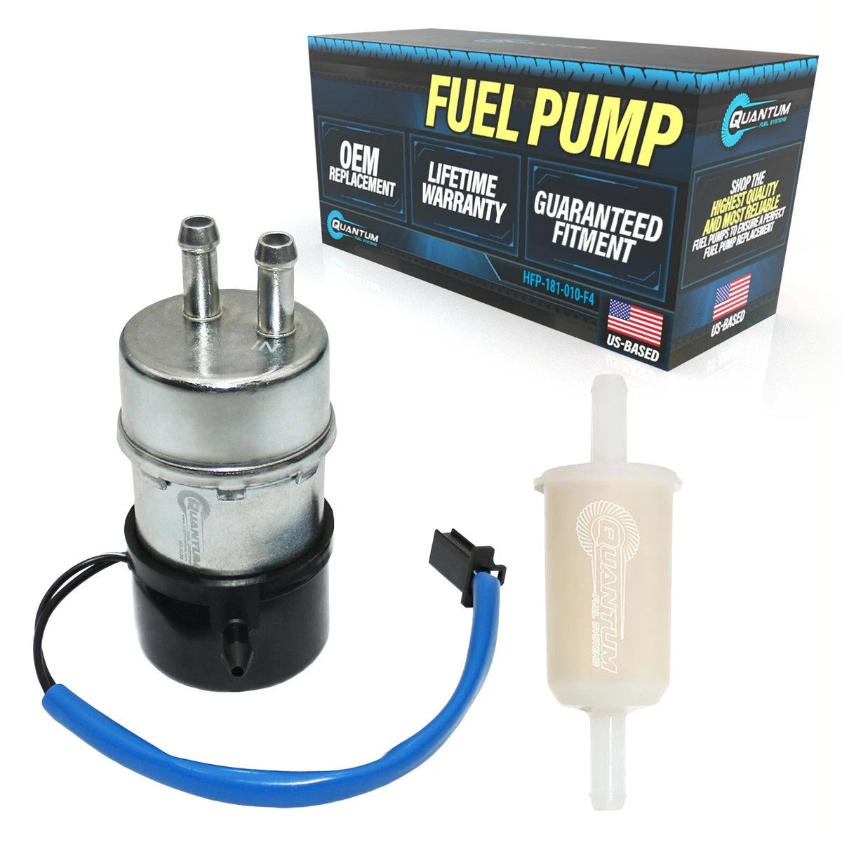 Electric Fuel Pump + Filter for Honda Shadow CBR (1987–2007) 16710-MBA-612