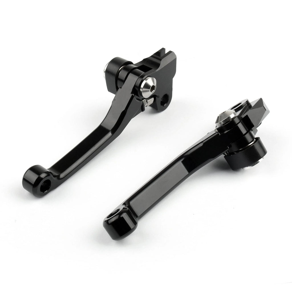 Pivot Brake Clutch Levers for Honda CRF250R CRF450R (2007–2014) Black
