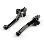 Pivot Brake Clutch Levers for Honda CRF250R CRF450R (2007–2014) Black