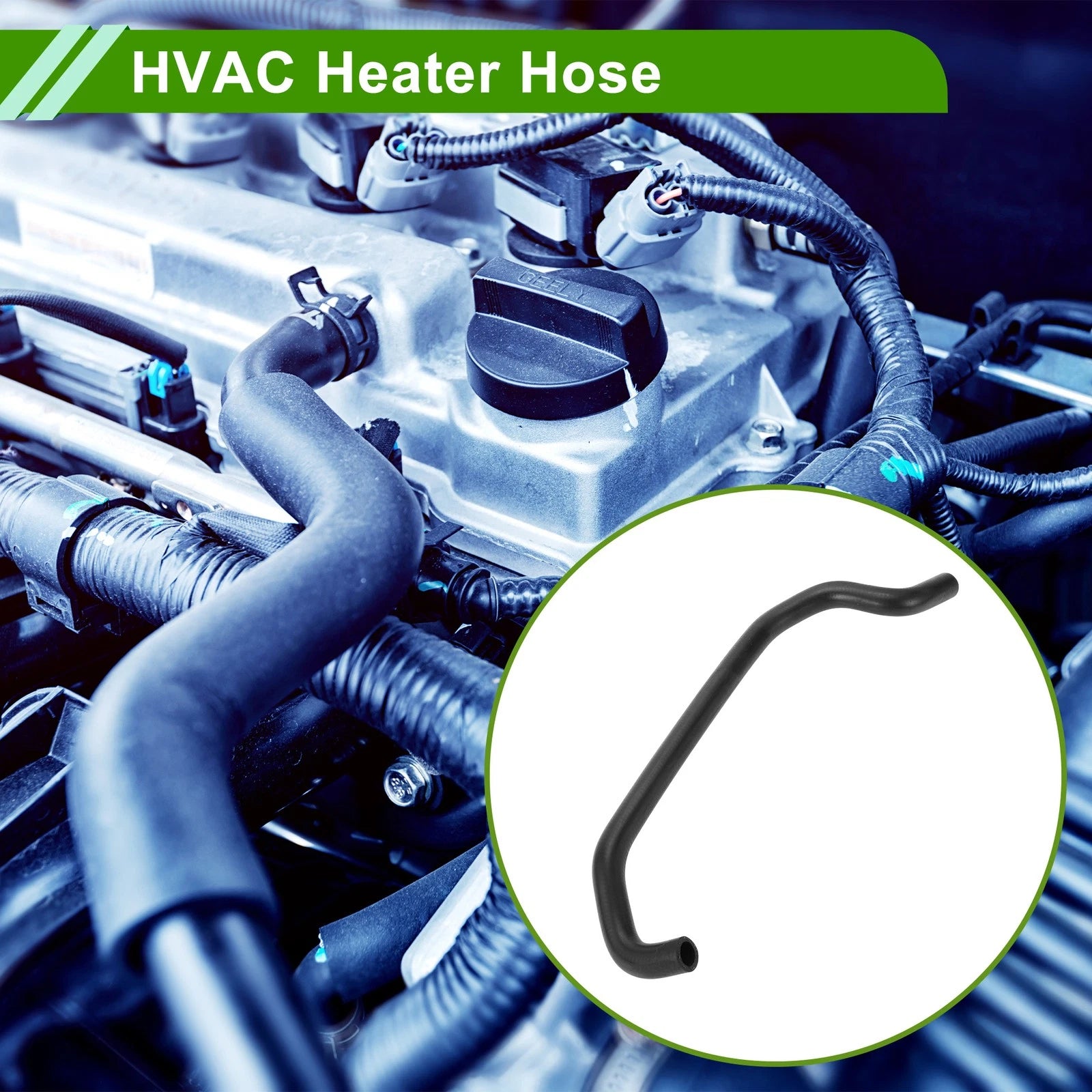 HVAC Heater Hose for Toyota Camry 3.0L (1992–1996) No. 8724533040 Rubber