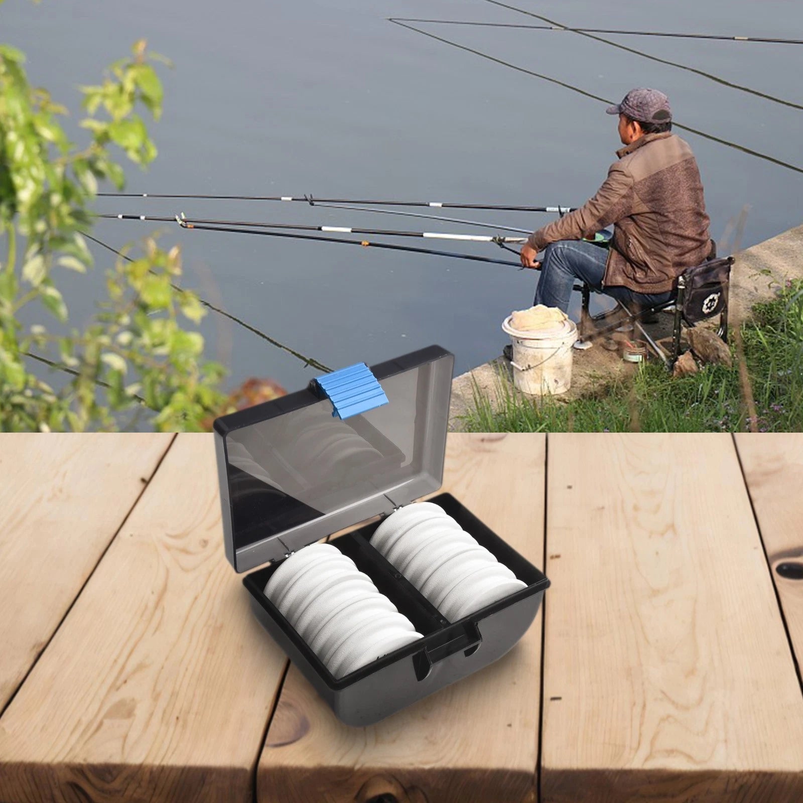 10pcs EVA Foam Spools for Organizing Fishing Gear