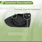 Mirror Glass Replacement for Volkswagen E-Golf (2015–2019) Convex No. 5G0857522