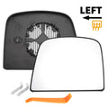 Heated Left Driver Side Upper Tow Mirror Glass for Chevrolet 